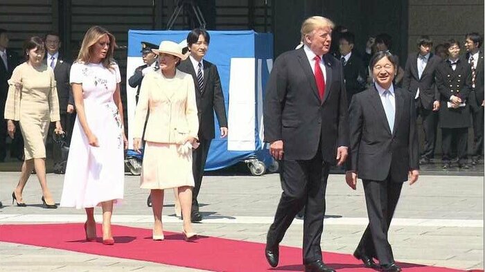 トランプ大統領(当時)を国賓として迎えた 2019年5月