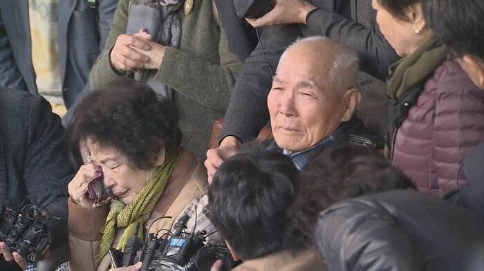 2018年10月最高裁判決の原告。今回の判決は最高裁判決を「国際法違反」とし、真っ向から否定する内容だった