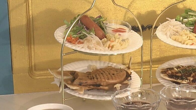 まるでアフタヌーンティー…斬新な『たい焼きモーニングプレート』メルヘンな世界観で客も「テンション上がる」｜FNNプライムオンライン