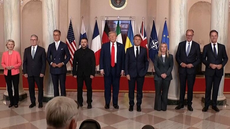 【全訳】トランプ大統領とゼレンスキー大統領やヨーロッパ首脳らも交えた会談のやりとり全文｜FNNプライムオンライン