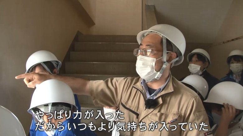 子どもたちに津波の怖さを伝える米沢祐一さん