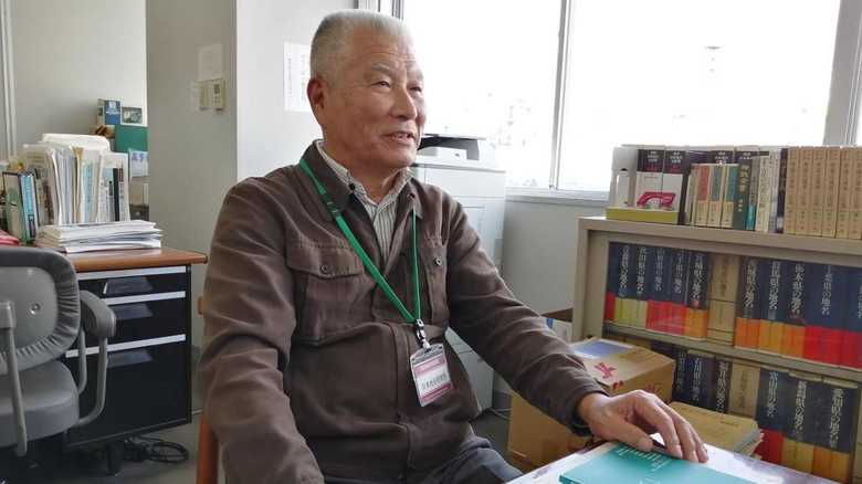 日本地名研究所の事務局長・菊地恒雄さん