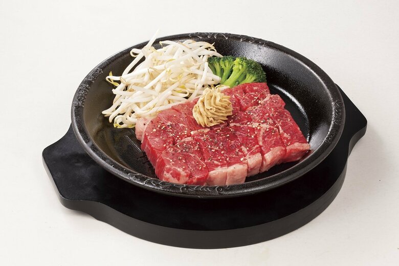 ワイルドジューシーステーキ（200g）は1280円が1390円（税込み）に