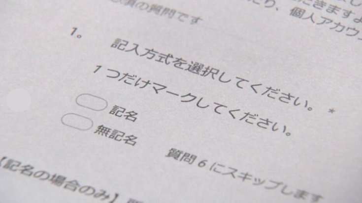 職員へのアンケート調査