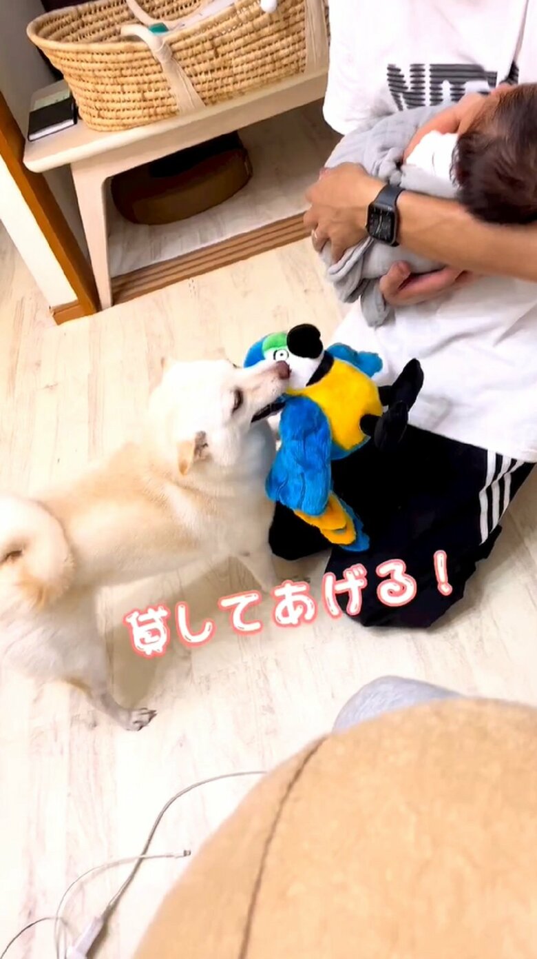 息子さんへ「貸してあげる！」