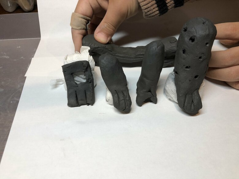 制作途中の様子