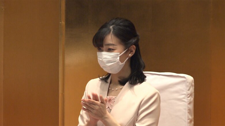 「みどりの感謝祭」式典に出席する秋篠宮ご夫妻の次女・佳子さま（5月7日）