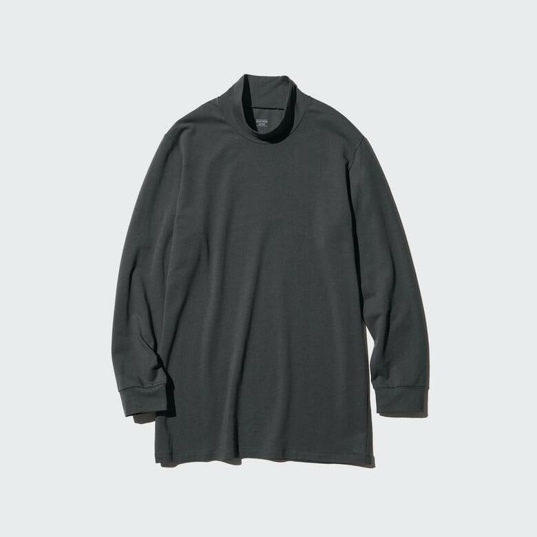 極暖ヒートテックコットンモックネックT9分袖（提供：ユニクロ）