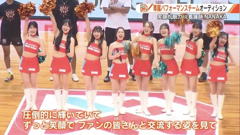 前身のチアチーム「フライガールズ」