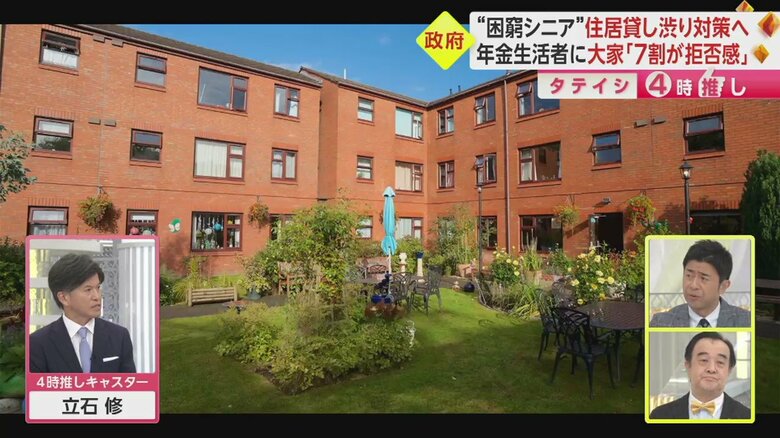 イギリスでは「シェルタードハウジング」という高齢者住宅が。イングランド中部のある住宅では、週1000円～3000円で入居できる