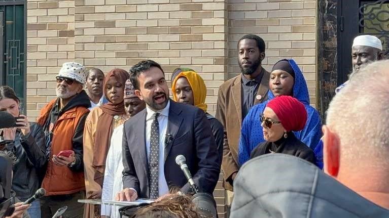 ヤタバリーさんはマムダニ市長の選挙戦にも駆けつけた