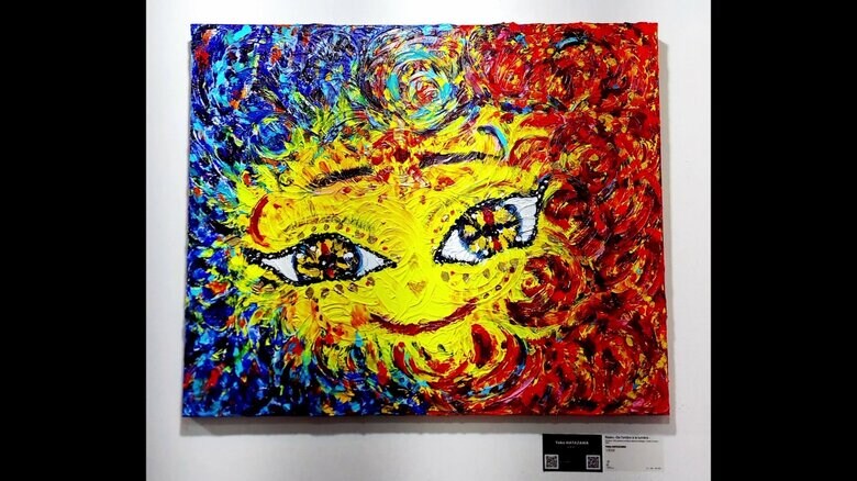 フランス・パリのアートフェア（2024年11月）に出展した作品