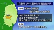 クマに襲われ48歳女性けが　神社の駐車場　岩手県花巻市