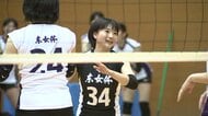 “強みは元気”下北沢成徳出身の内澤明未選手　久しぶりの地元・岩手での試合に気合十分！東日本インカレ女子バレー