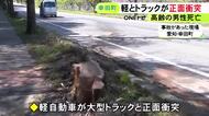 どちらかが中央線はみ出したか…軽自動車が対向車線を走っていた大型トラックと正面衝突 軽の運転手の69歳男性が死亡
