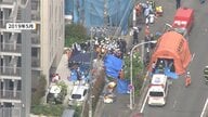 スクールバス待つ小学生ら20人殺傷から7年　現場で住民ら献花　川崎市多摩区