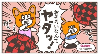 「おそろいはヤダ!」双子は幼少期でも好みや行動まで似るとは限らない?