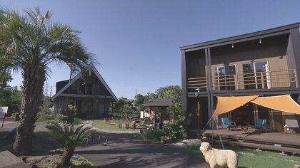 便利さより豊かさ求める…“ログハウスだけの展示場” 夢の生活に憧れる人々集う「癒しを求めているのかも」