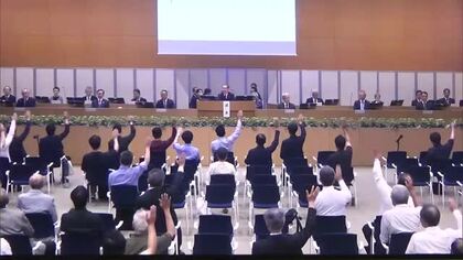 高松市で四国電力株主総会　原子力事業からの即時撤退などを求める株主提案の５議案は全て否決【香川】