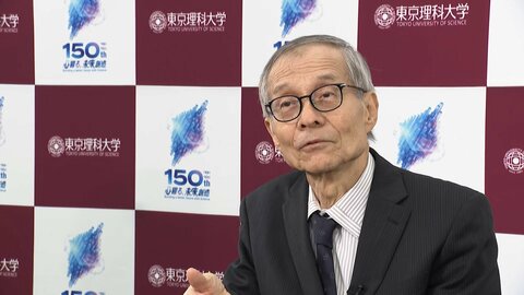 硤合憲三さん「無駄な実験はない」　次世代の研究者らにエール