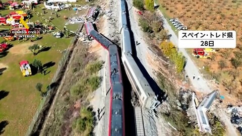 安全管理システムに今年170件の障害が発生　事故区間でも13件確認　スペイン高速鉄道事故で69人死亡　日本人2人と連絡取れず