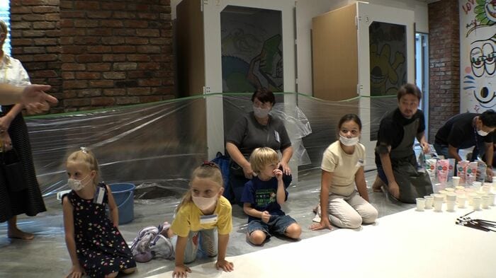 避難民支援団体の交流会 ※日本YMCA同盟が運営する「Ukraine Café HIMAWARI」