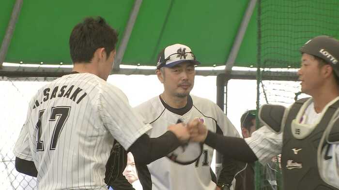 最後は柿沼とグータッチ