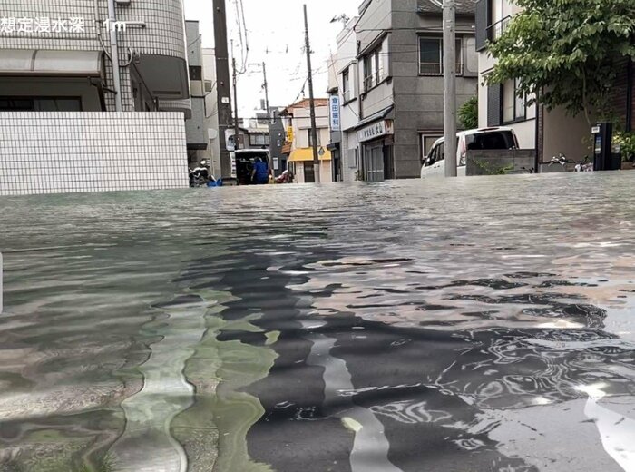 浸水後の様子を実感できる