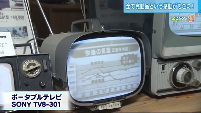 1960年発売のポータブルテレビ