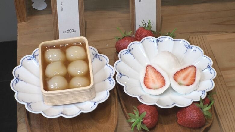 入口が分かりにくくてバズる…名古屋市南区の和菓子店『一朶(いちだ)』倉庫のような外観ながら連日大行列|FNNプライムオンライン
