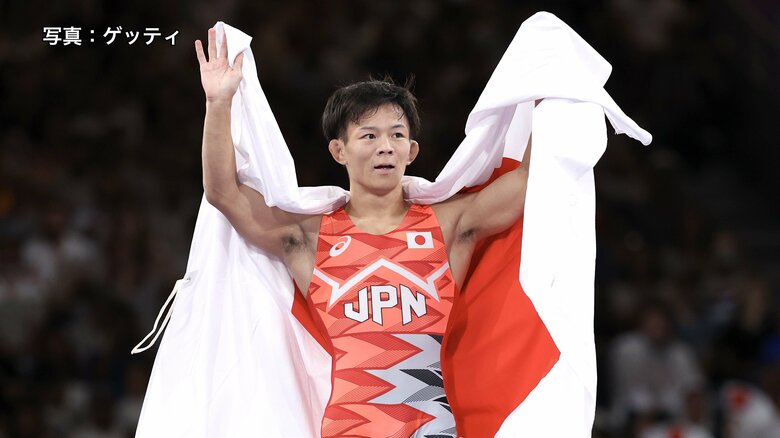 【速報】「簡単な道のりではなかった」レスリング男子フリースタイル57キロ級で樋口黎が金メダル！2016年リオ銀のリベンジ果たす｜FNNプライムオンライン