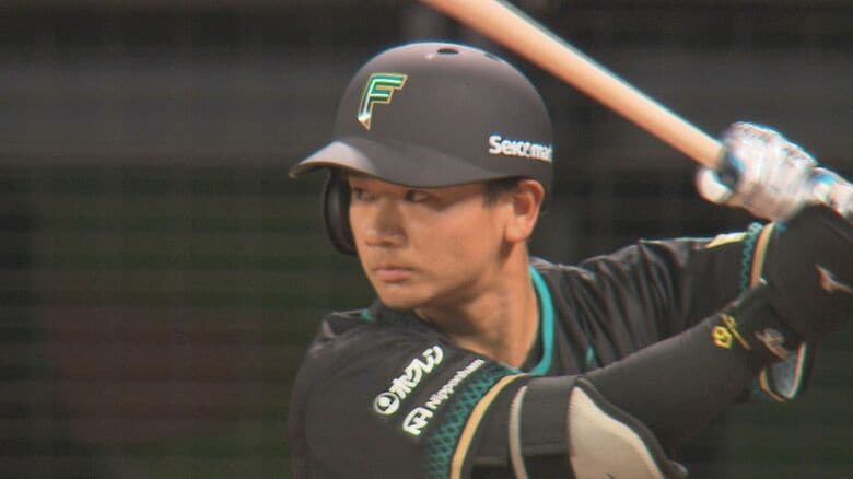 【日本ハム】ドラ3大塚瑠晏が「1番」起用に応えプロ初安打　万波7号ソロも継投実らず逆転負け｜FNNプライムオンライン