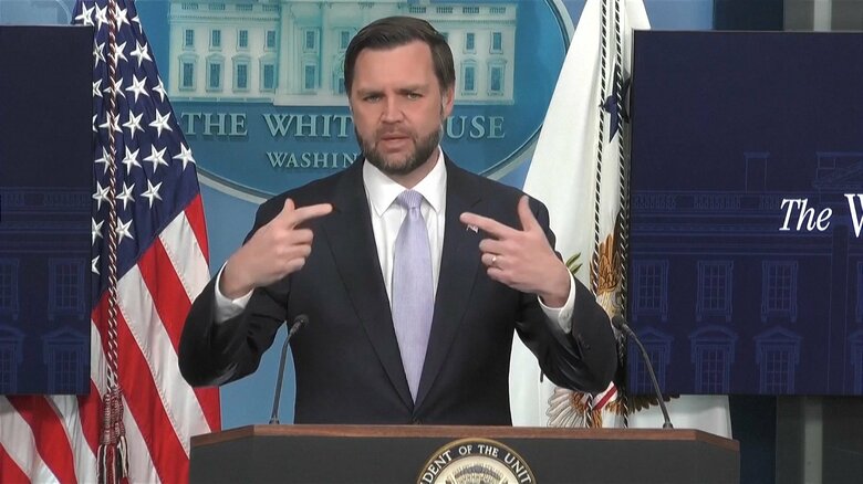 アメリカ・バンス副大統領「終わりのない戦争ではない」イランとの合意に進展と強調｜FNNプライムオンライン