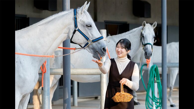 11月21日撮影(皇居・車馬課主馬班厩舎)宮内庁提供