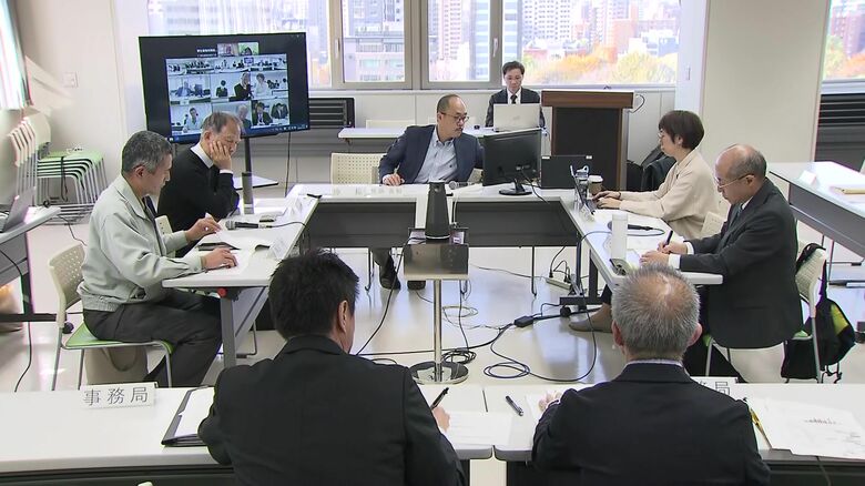 ヒグマ保護管理検討会（札幌市中央区 午前10時ごろ）