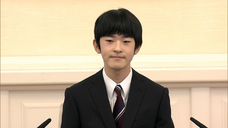 悠仁さま初めての会見　3月3日