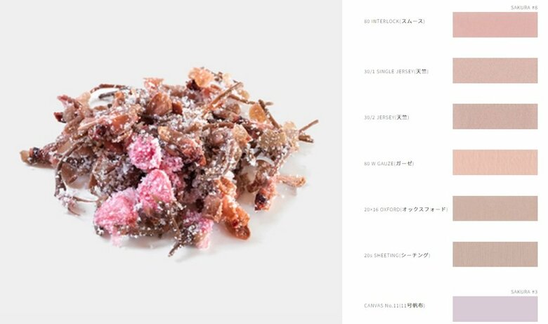 「さくら」カラーバリエーション