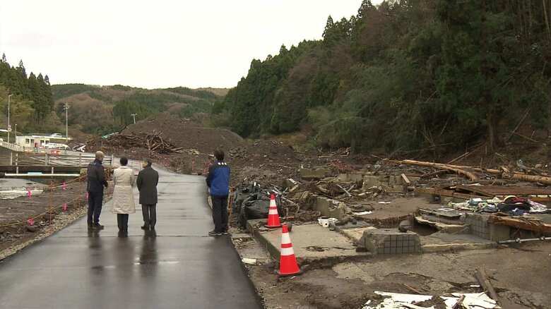 地震と豪雨の被災地を視察された　2024年12月