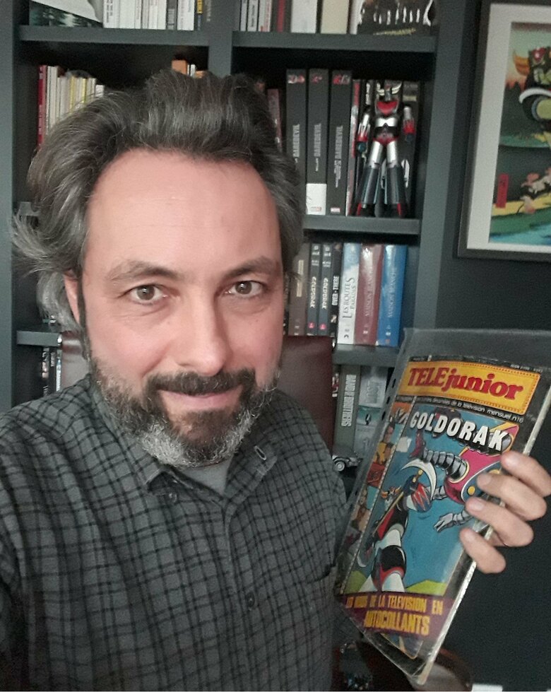 作家のグザビエ・ドリゾン氏　©2017 Go Nagai / Dynamic Planning