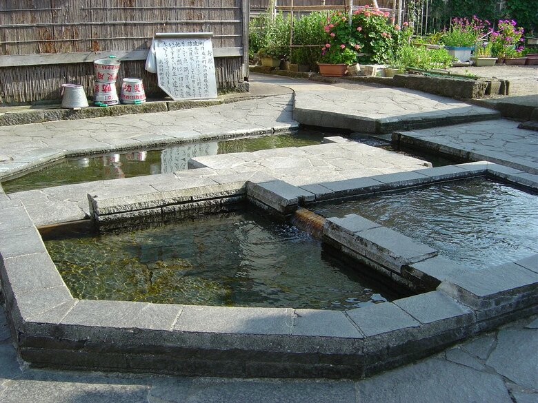 島原には湧水スポットが点在する