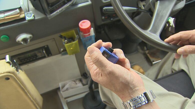 カウンターを使って児童の数を確認