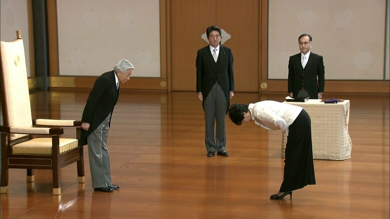 松島大臣（当時）の辞任を受け法相に就任（2014年10月）