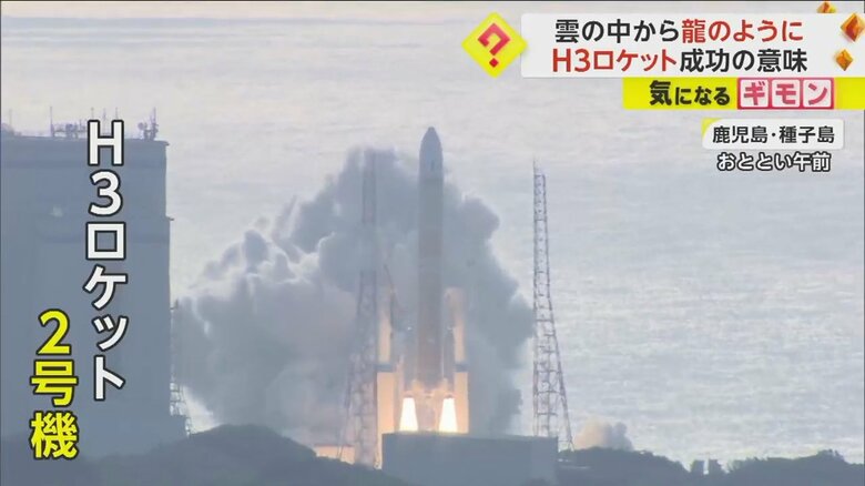 H3ロケット2号機打ち上げの瞬間③