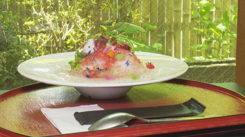 『エスニックの風薫るタコのセビーチェ仕立て』