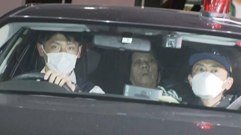 緊急逮捕された鈴木常雄容疑者（87）