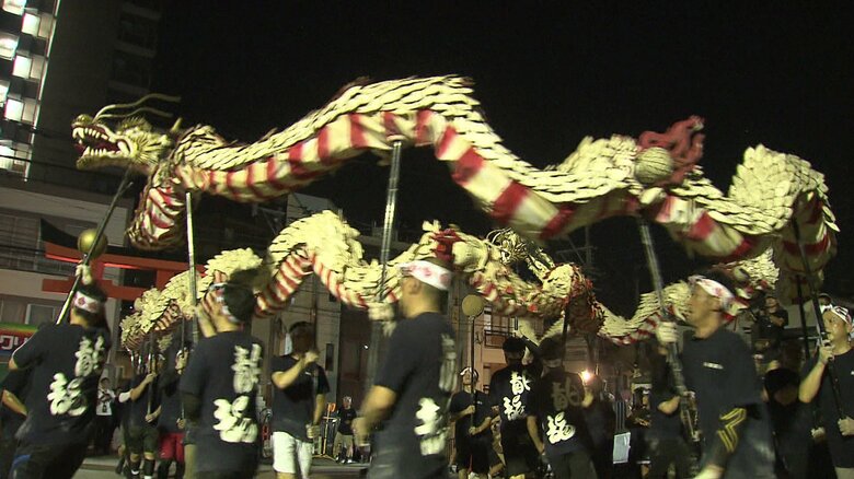 思いを乗せて龍が舞う