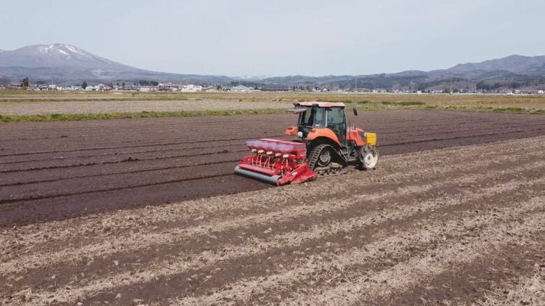 12ヘクタールから58ヘクタールに農地を拡大