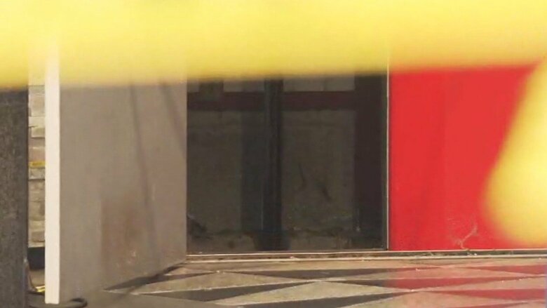 神戸・三宮のエレベーター事故現場