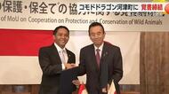 インドネシアの国獣　コモドドラゴン静岡・河津町に　繁殖目的で早ければ6月にも　静岡県とインドネシア政府が覚書締結