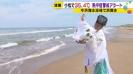 小松市では県内初の猛暑日に…宝達志水町の今浜海水浴場で浜開き 利用客の激減受けて町が新たに駐車場整備